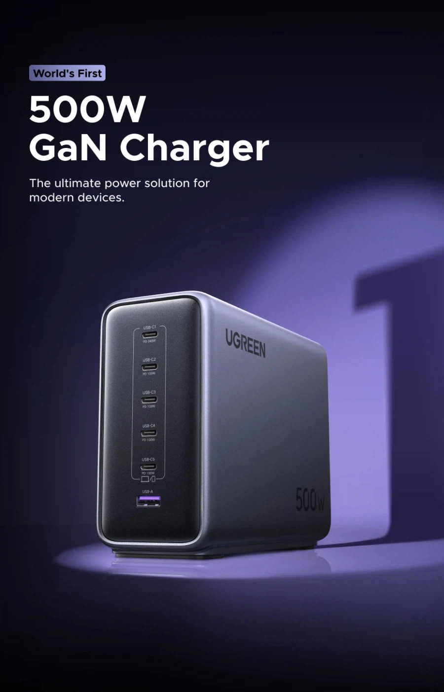 [알리] UGREEN 500W 대용량 충전기 ($94.39/무료)_2.webp