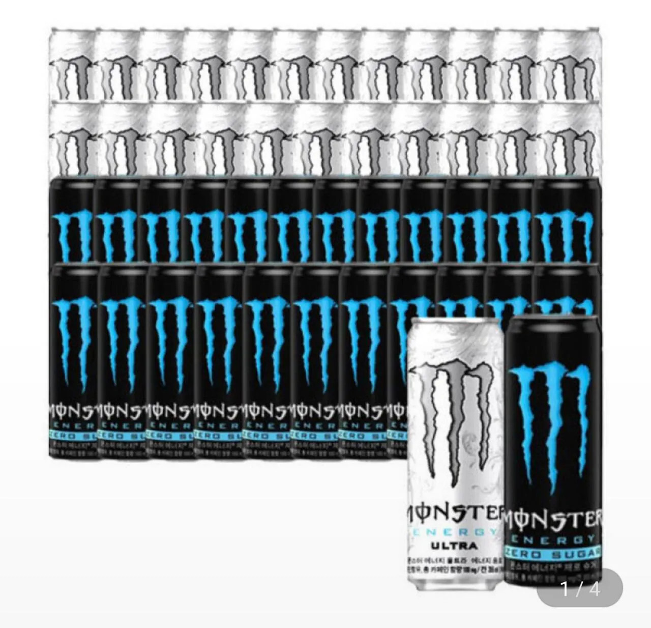1000003146.jpg [지마켓] 몬스터 에너지 울트라 제로 슈거 355ml 48캔 (각 24캔) (52,470원) (무료)