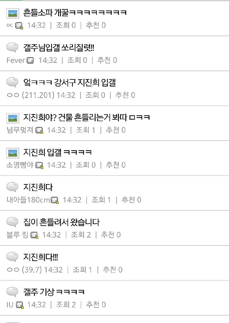 이 시각 지진희 갤러리 상황 | 인스티즈