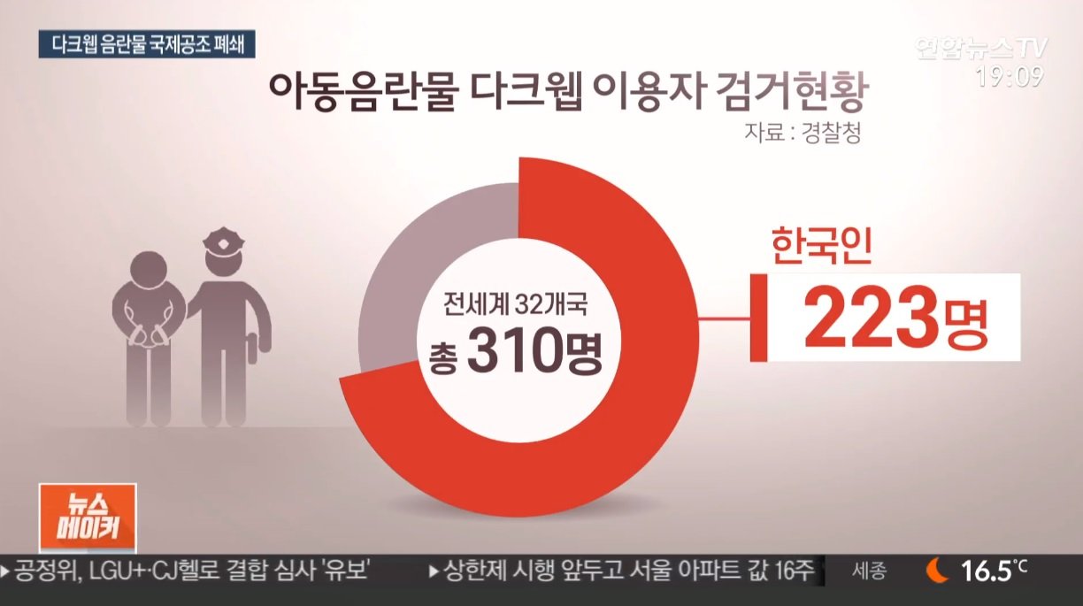 다크웹 아동음란물 국제공조해서 잡았는데 운영자 한국인에 이용자 한국인 대거적발 했단다.gisa | 일간-베스트 | 일베저장소